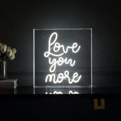 Love You More LED Neon Sign Wall Neon Sign - Shineneon