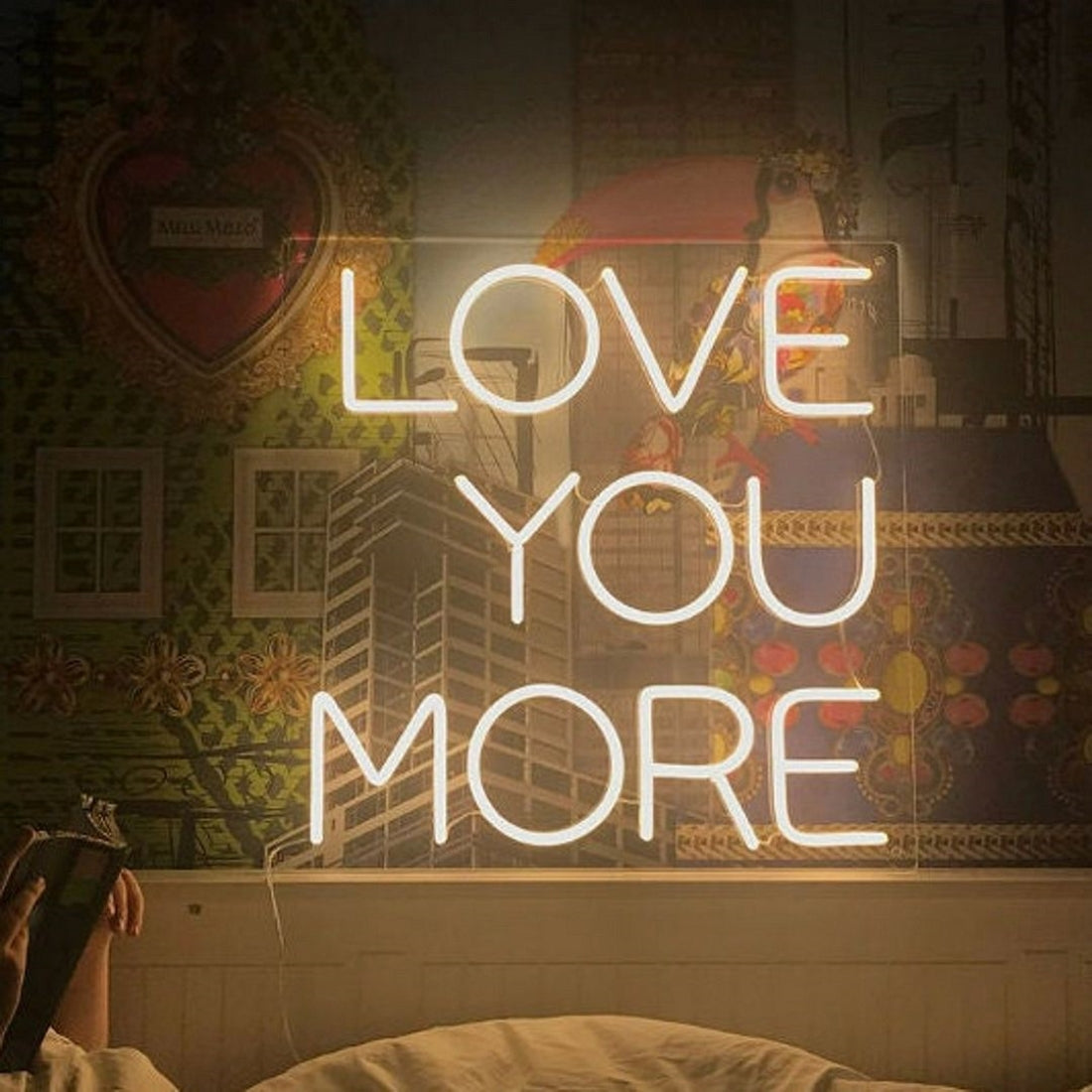 Love You More Led Sign Business Neon Sign Wall Decor