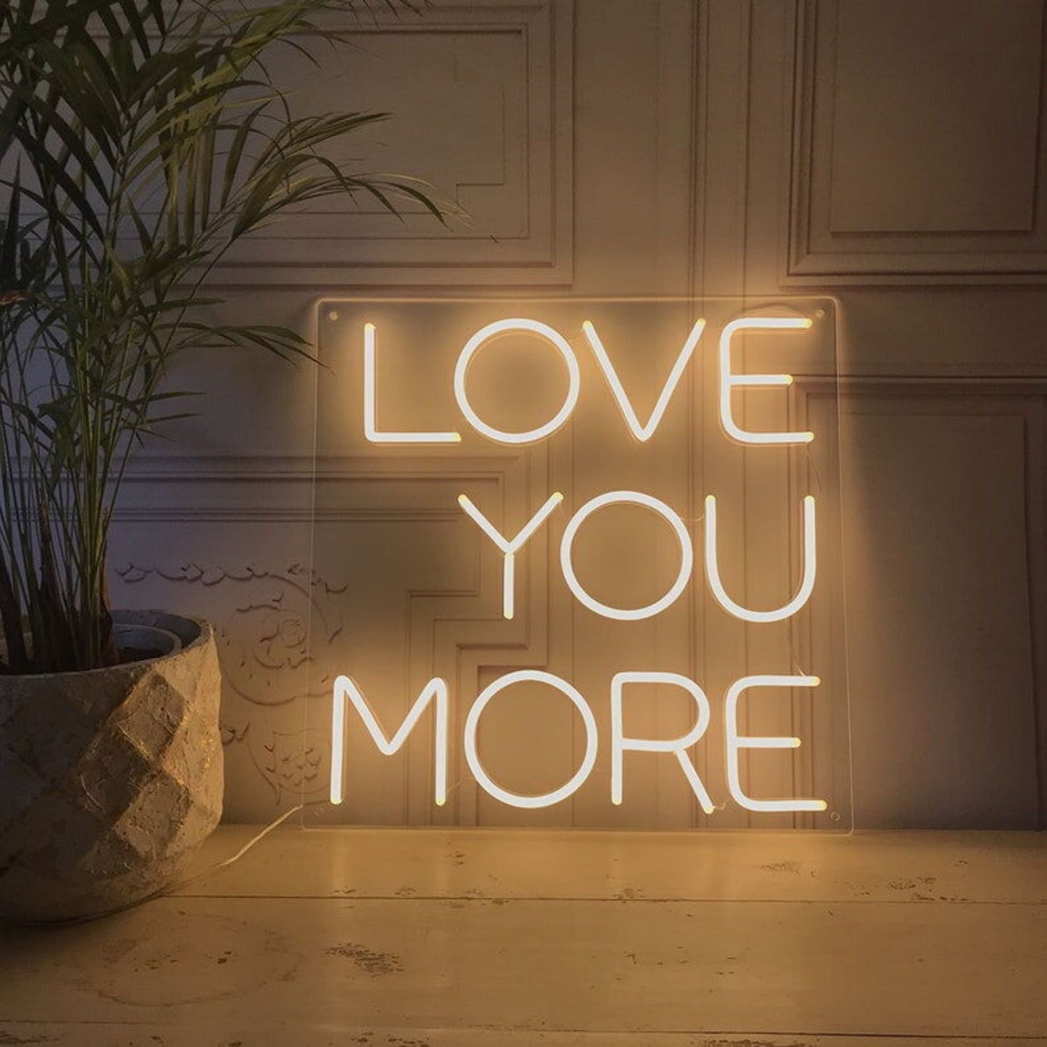 Love You More Neon Sign For Romantic And Loving Spaces | Shineneon