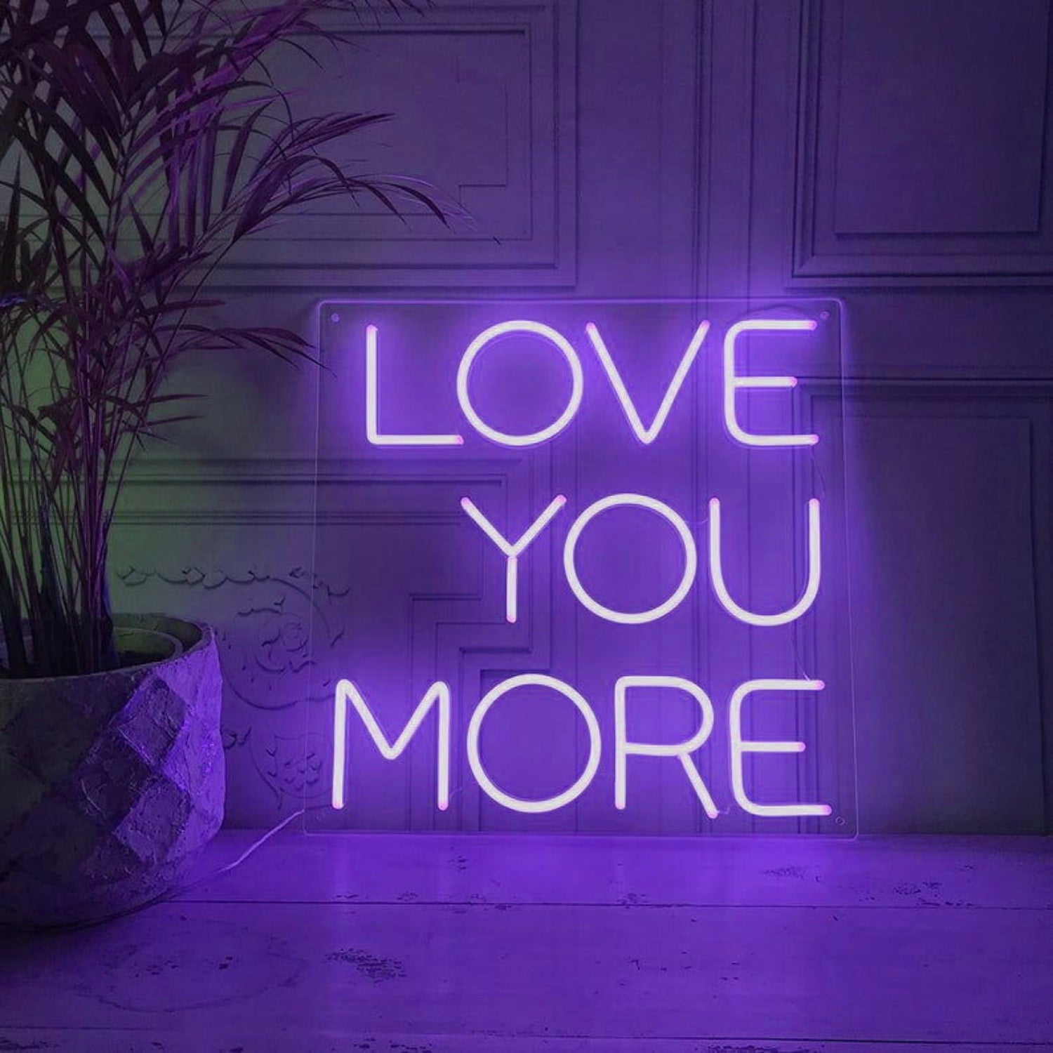 Love You More Neon Sign For Romantic And Loving Spaces | Shineneon