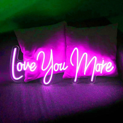 Love You More V1 Neon Sign | Shineneon