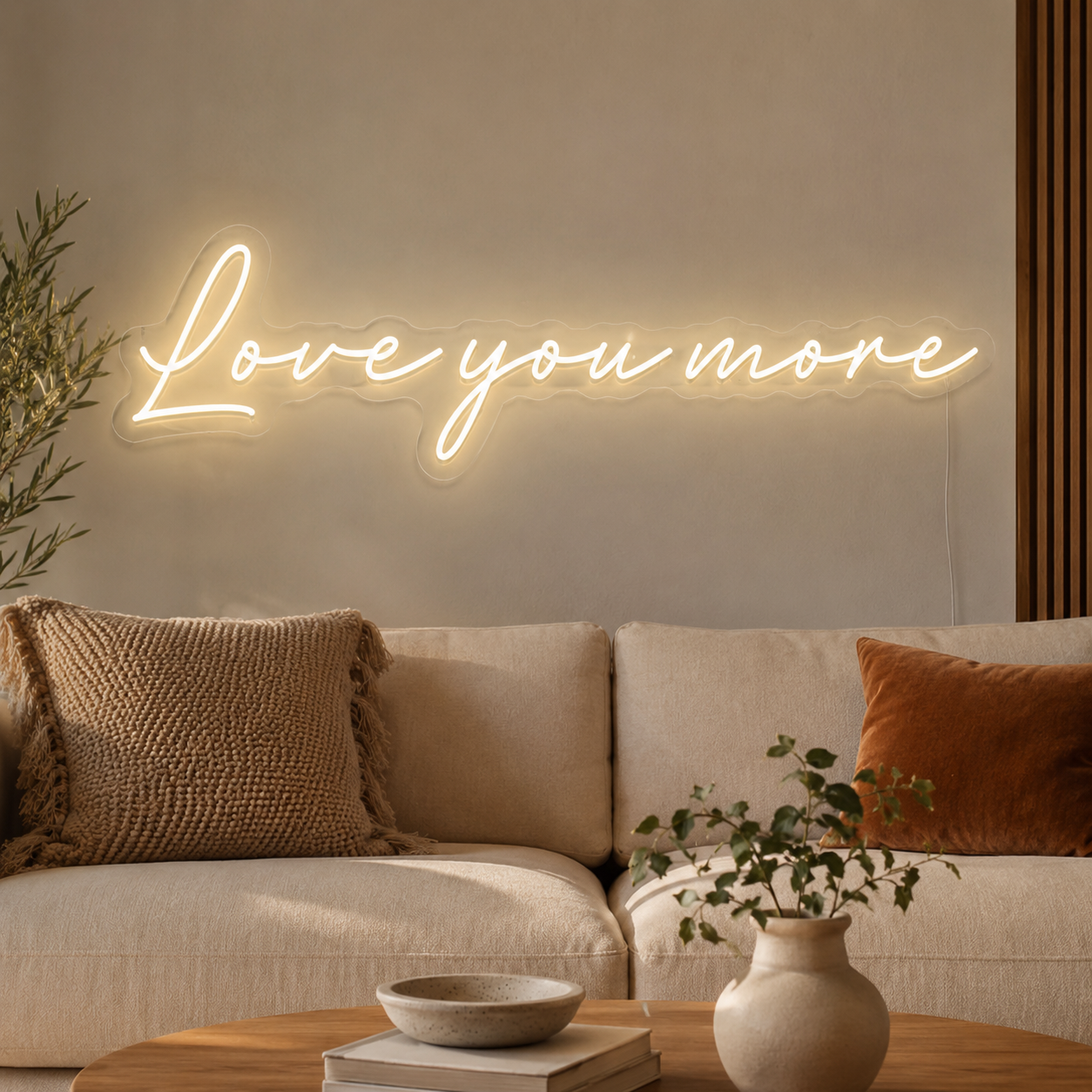 Love You More Wall Decor LED Neon Sign - 02 High-Converting Product Image