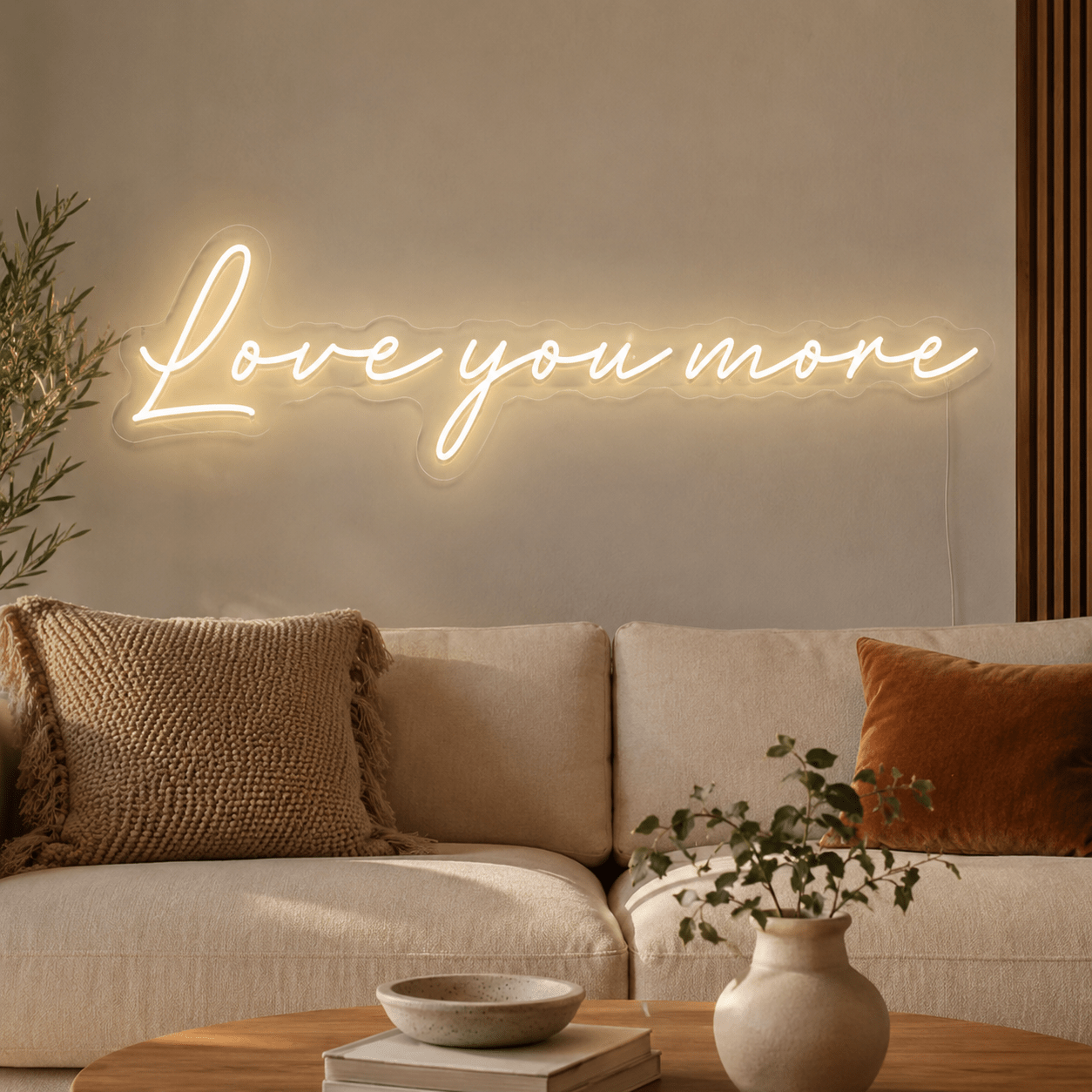 Love You More Wall Decor LED Neon Sign - Shineneon