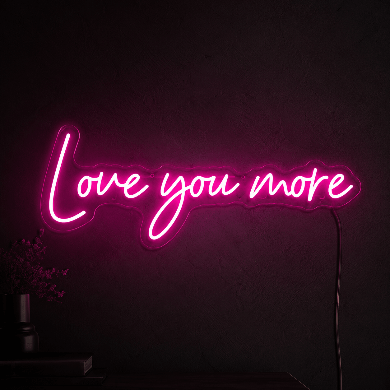 Love You More Wall Decor Room Decor LED Neon Sign - Shineneon