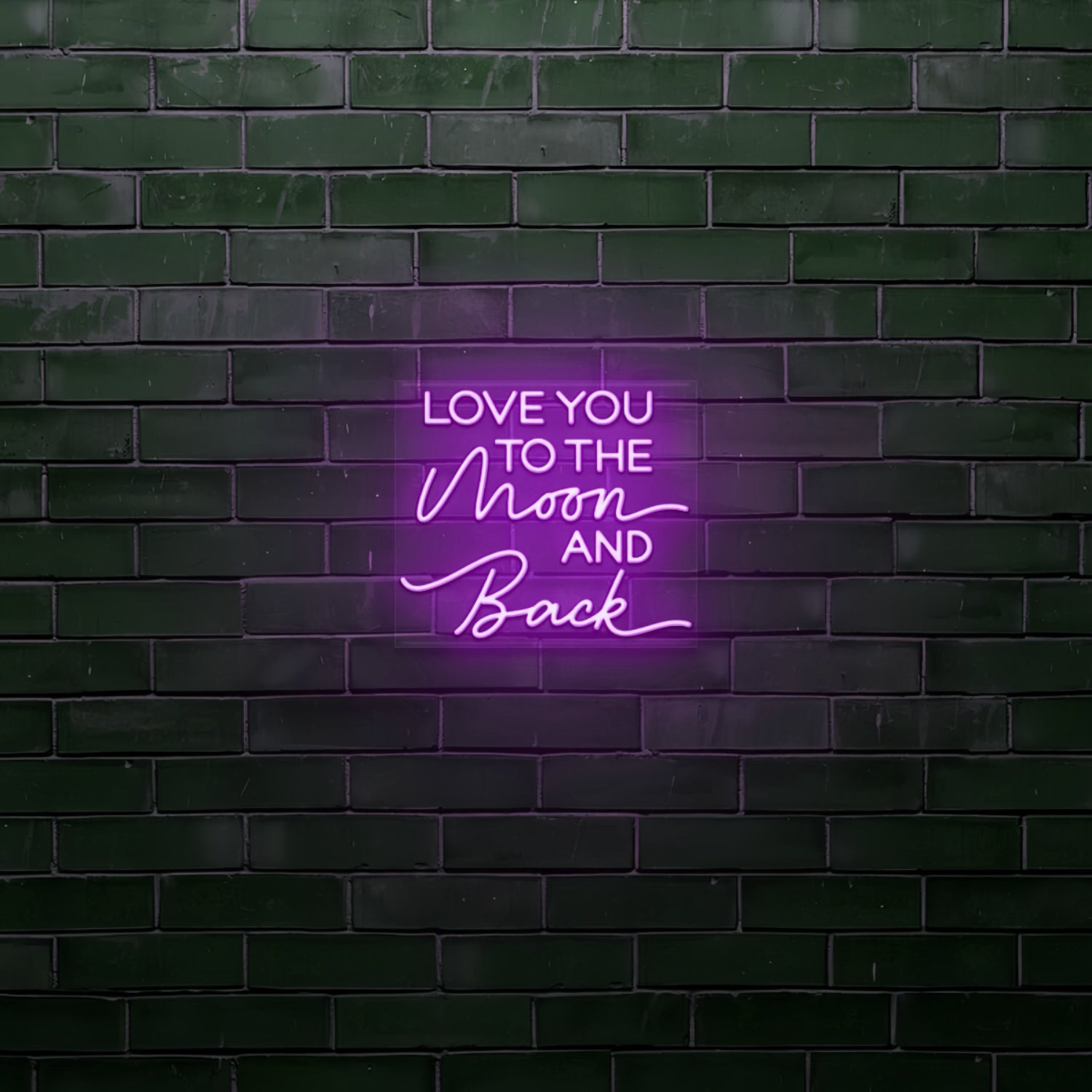 Love You To The Moon And Back Led Neon Sign | Shineneon