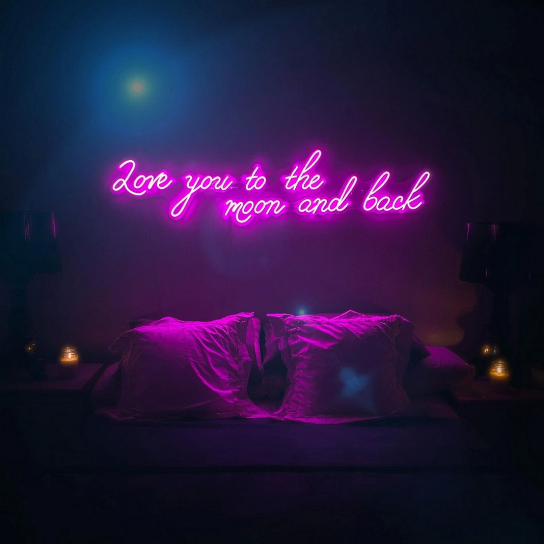 Love You To The Moon And Back Led Sign Business Neon Sign