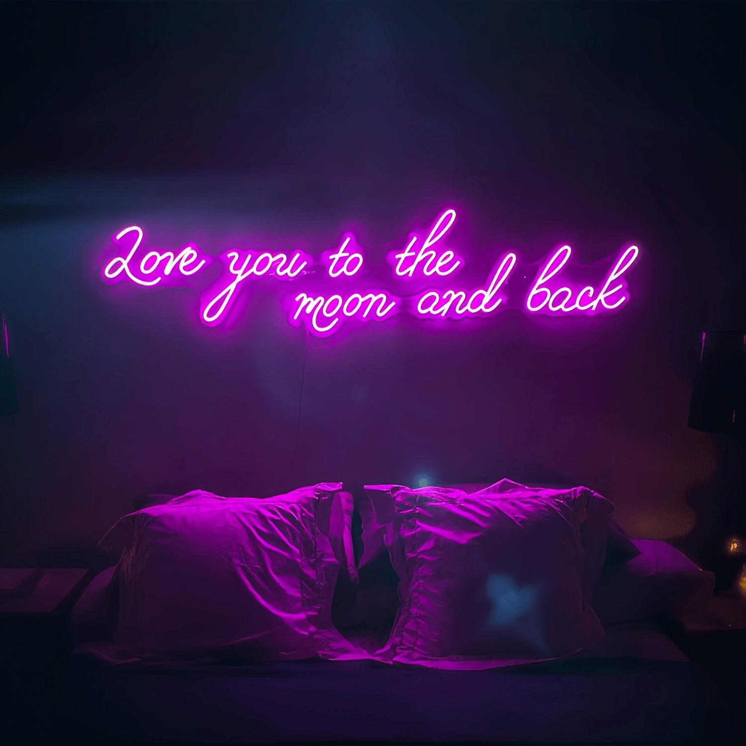 Love You To The Moon And Back Neon Sign | Shineneon