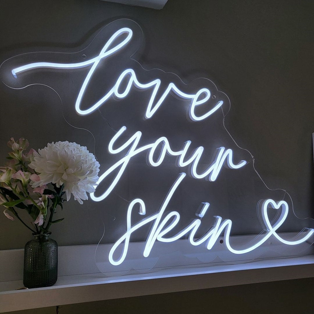 Love Your Skin Led Sign Business Neon Sign