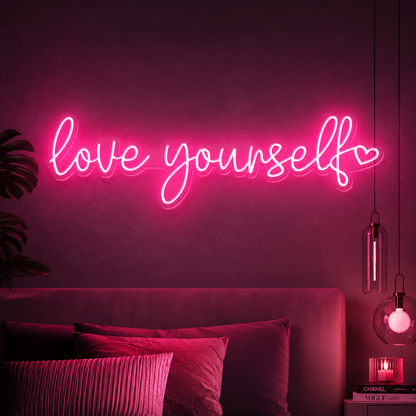 Love Yourself Bedroom LED Neon Sign - 02 High-Converting Product Image
