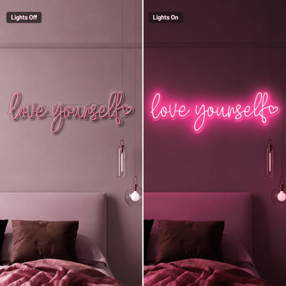 Love Yourself Bedroom LED Neon Sign - Shineneon
