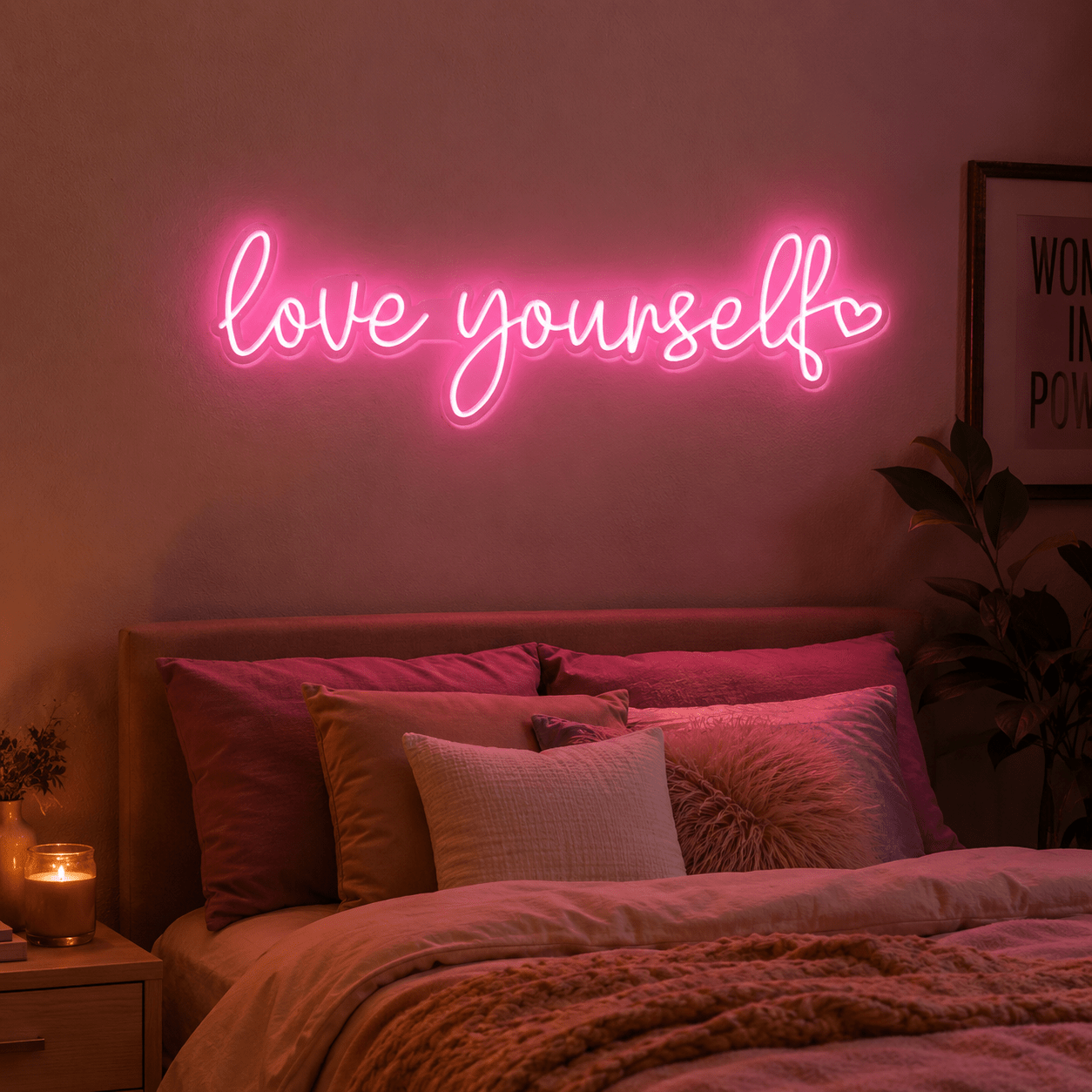 Love Yourself Bedroom LED Neon Sign - Shineneon