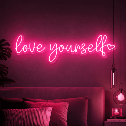 Love Yourself Bedroom LED Neon Sign - Shineneon