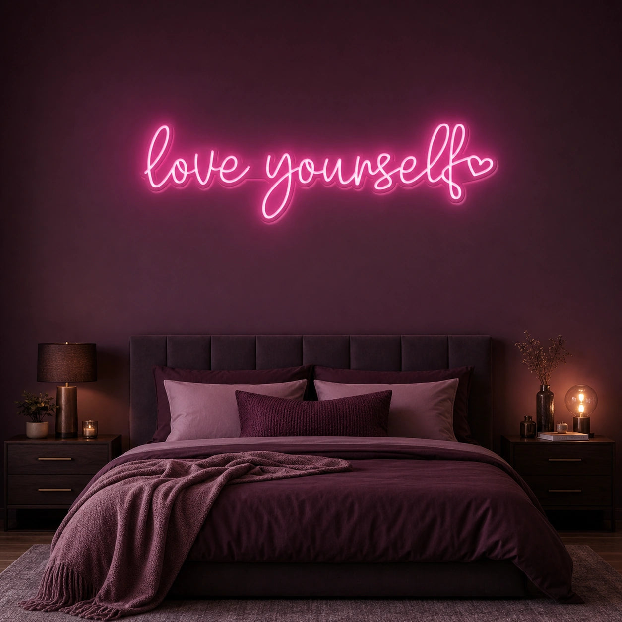 Love Yourself LED Neon Sign Garage Neon Sign size image