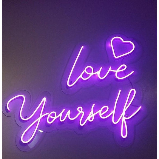 Love Yourself Led Sign Business Neon Sign