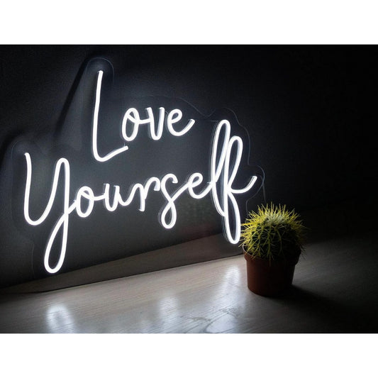 Love Yourself Led Sign Business Neon Signs Wall Art