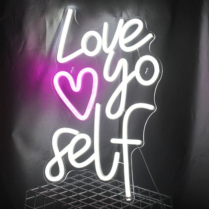 Love Yourself Neon Sign To Light Up Your Room | Shineneon
