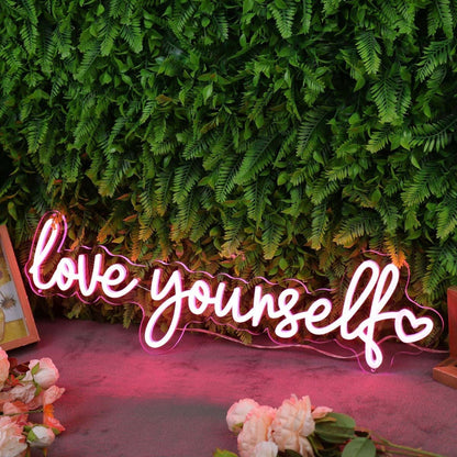 Love Yourself Red Led Neon Sign - Shineneon