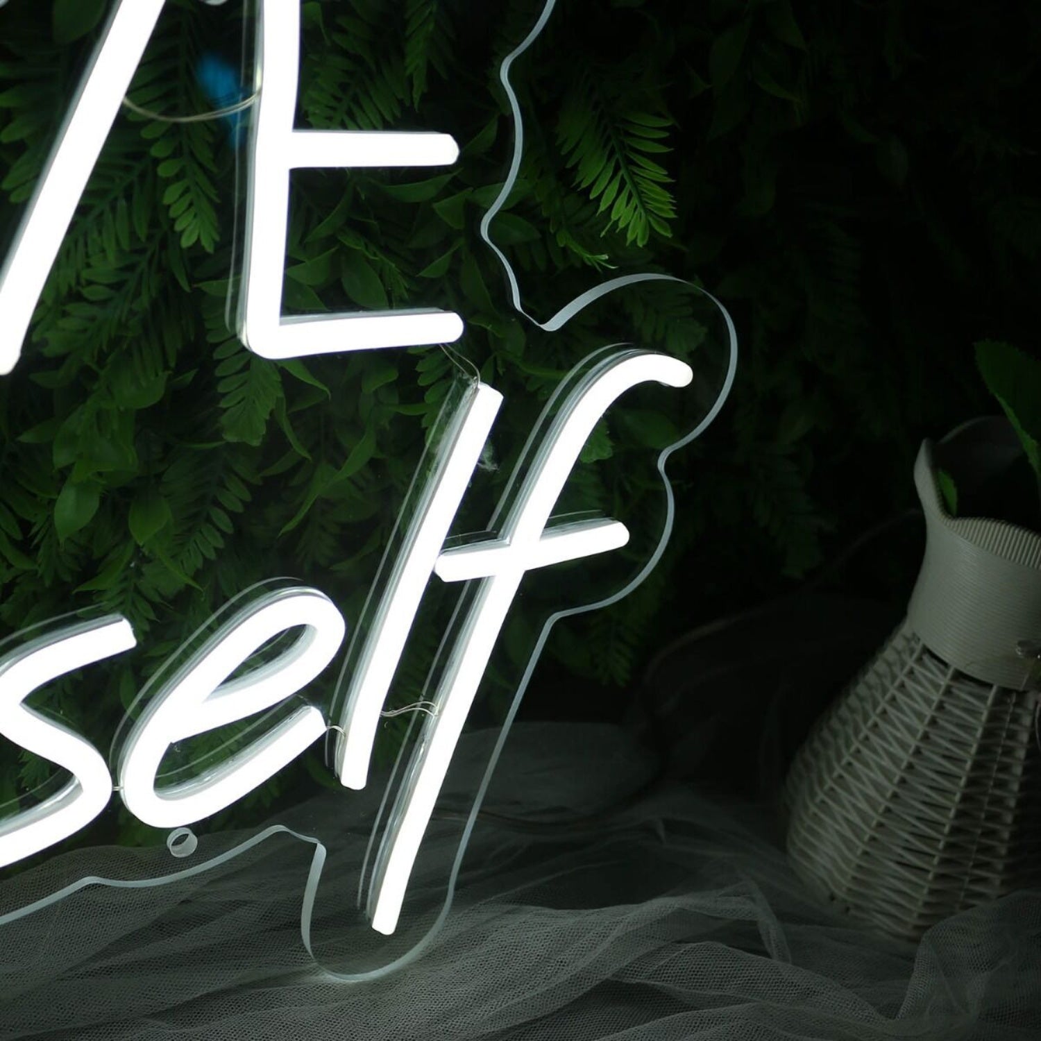 Love Yourself White Led Neon Sign | Shineneon
