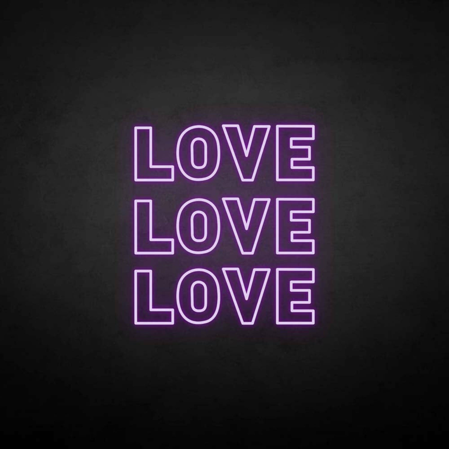 Love3 Neon Sign | Shineneon