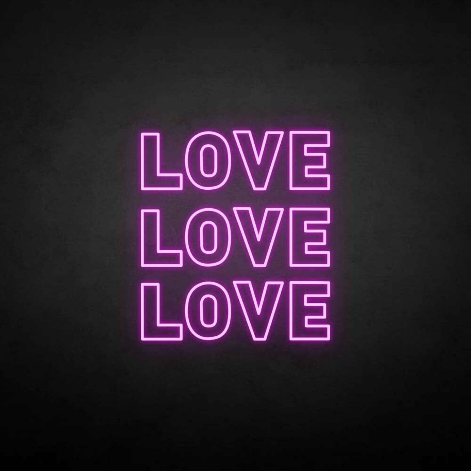 Love3 Neon Sign | Shineneon