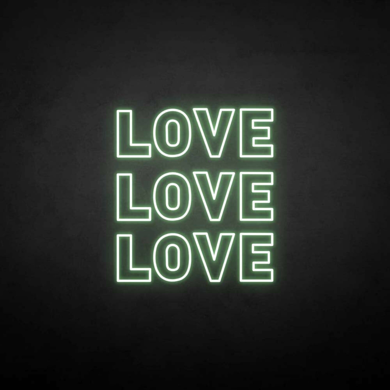 Love3 Neon Sign | Shineneon