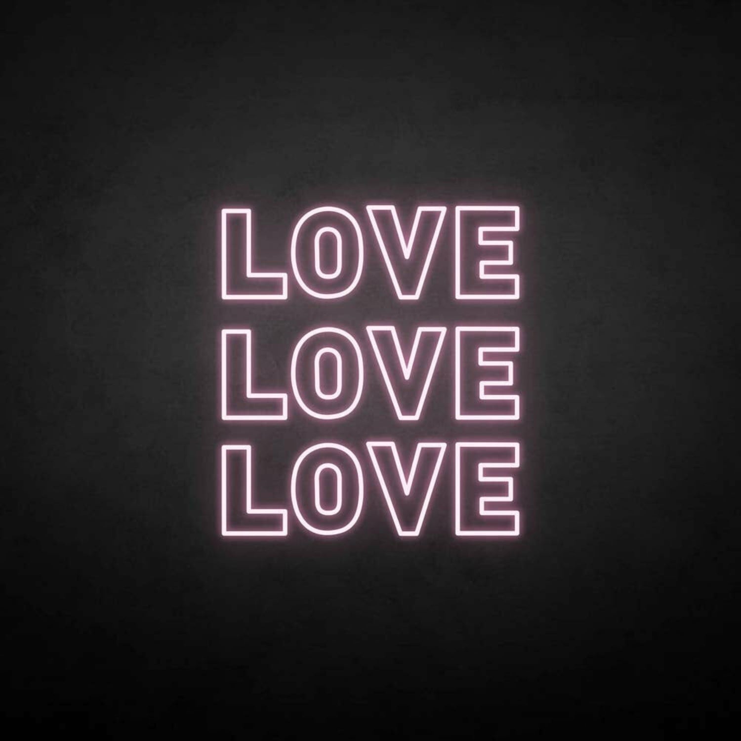 Love3 Neon Sign | Shineneon