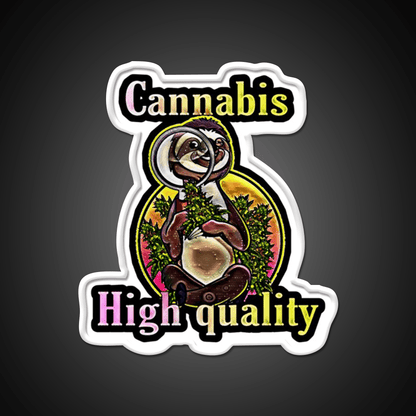 Lovely Anime Cann Hemp Inspired Green Leaf Led Neon Sign Rgb Color - Shineneon