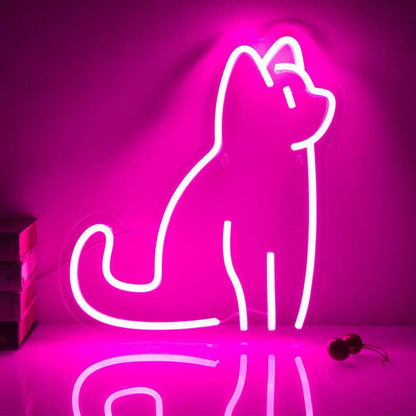 Lovely Cat Led Neon Sign For Pets House | Shineneon