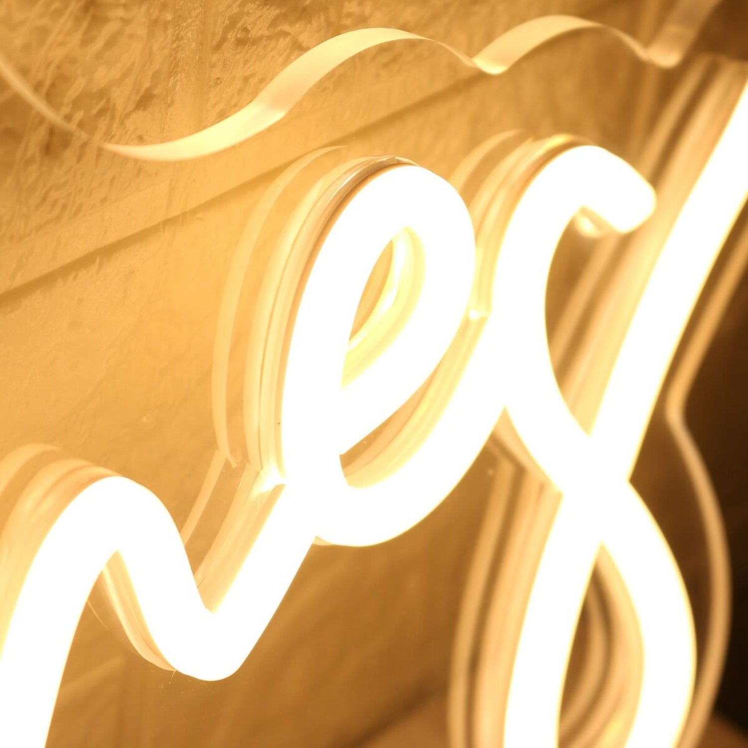 Lovely Lashes Yellow Led Neon Sign - Shineneon