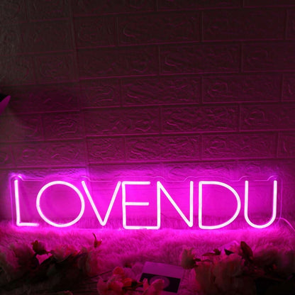 Lovendu Pink Led Neon Sign - Shineneon