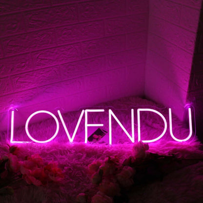 Lovendu Pink Led Neon Sign - Shineneon