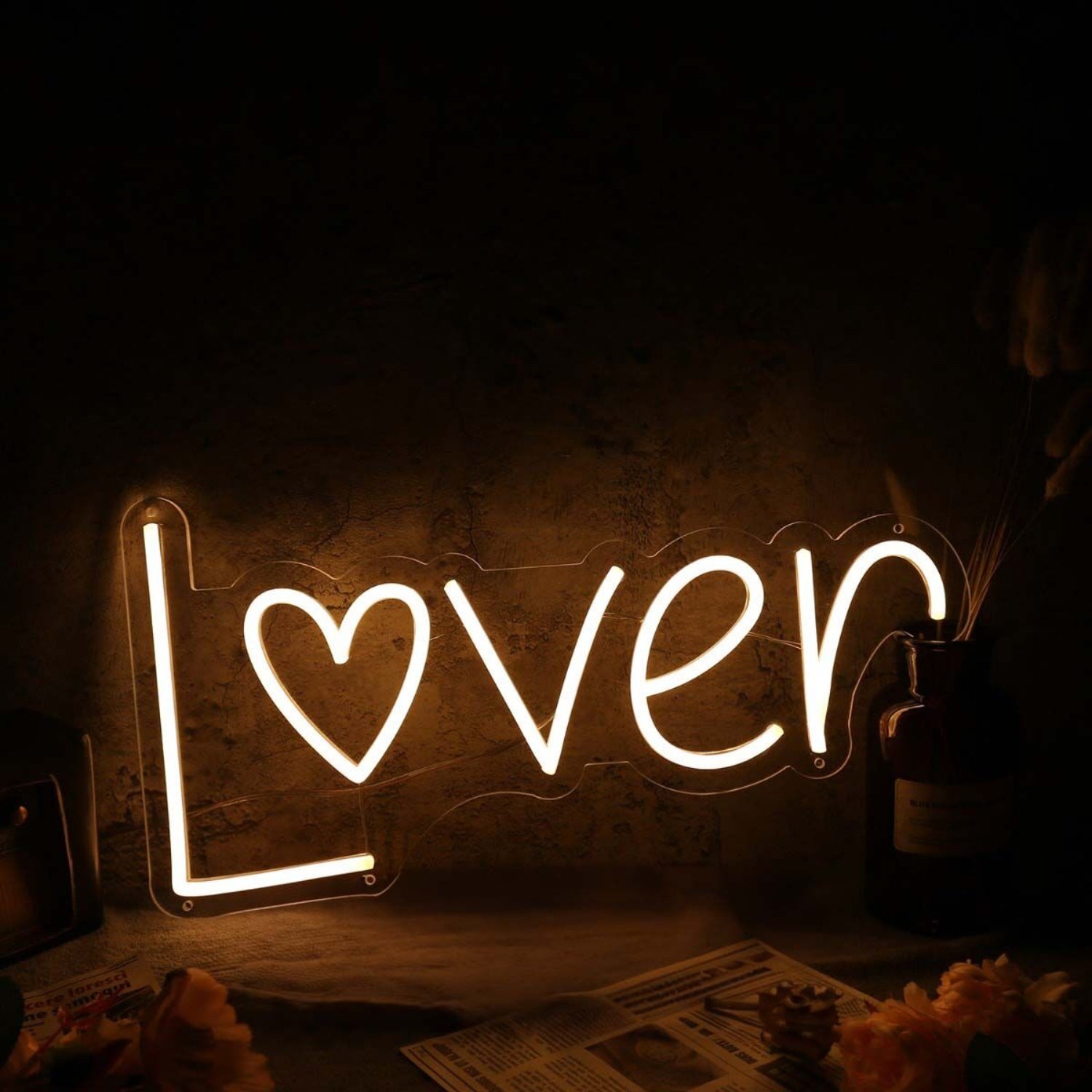 Lover Yellow Neon Sign | Shineneon