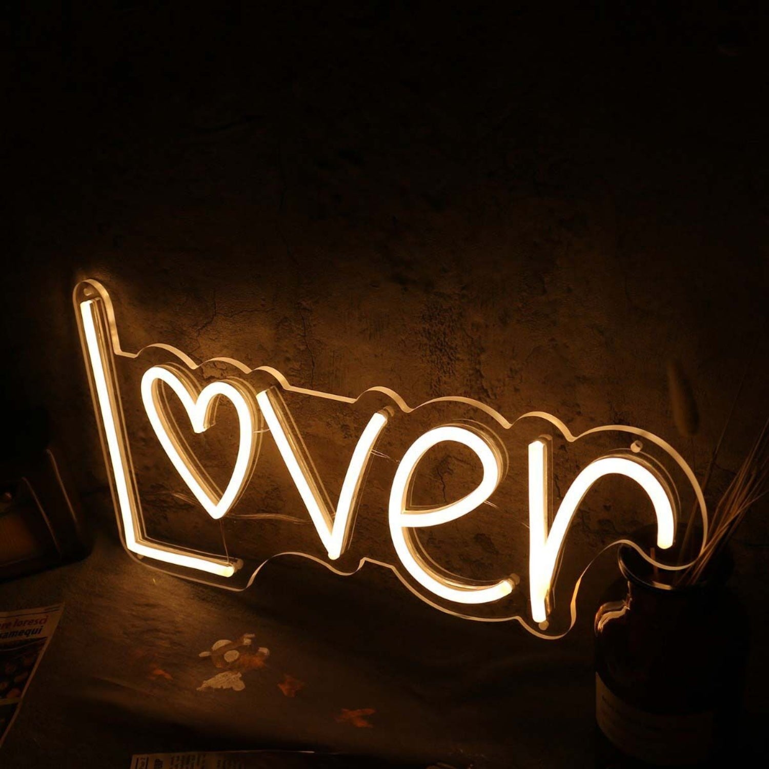 Lover Yellow Neon Sign | Shineneon