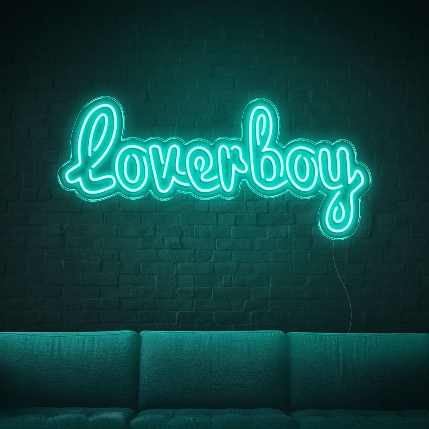 Loverboy Blue Led Neon Sign For Home Bar Cafe Wall Decor | Shineneon