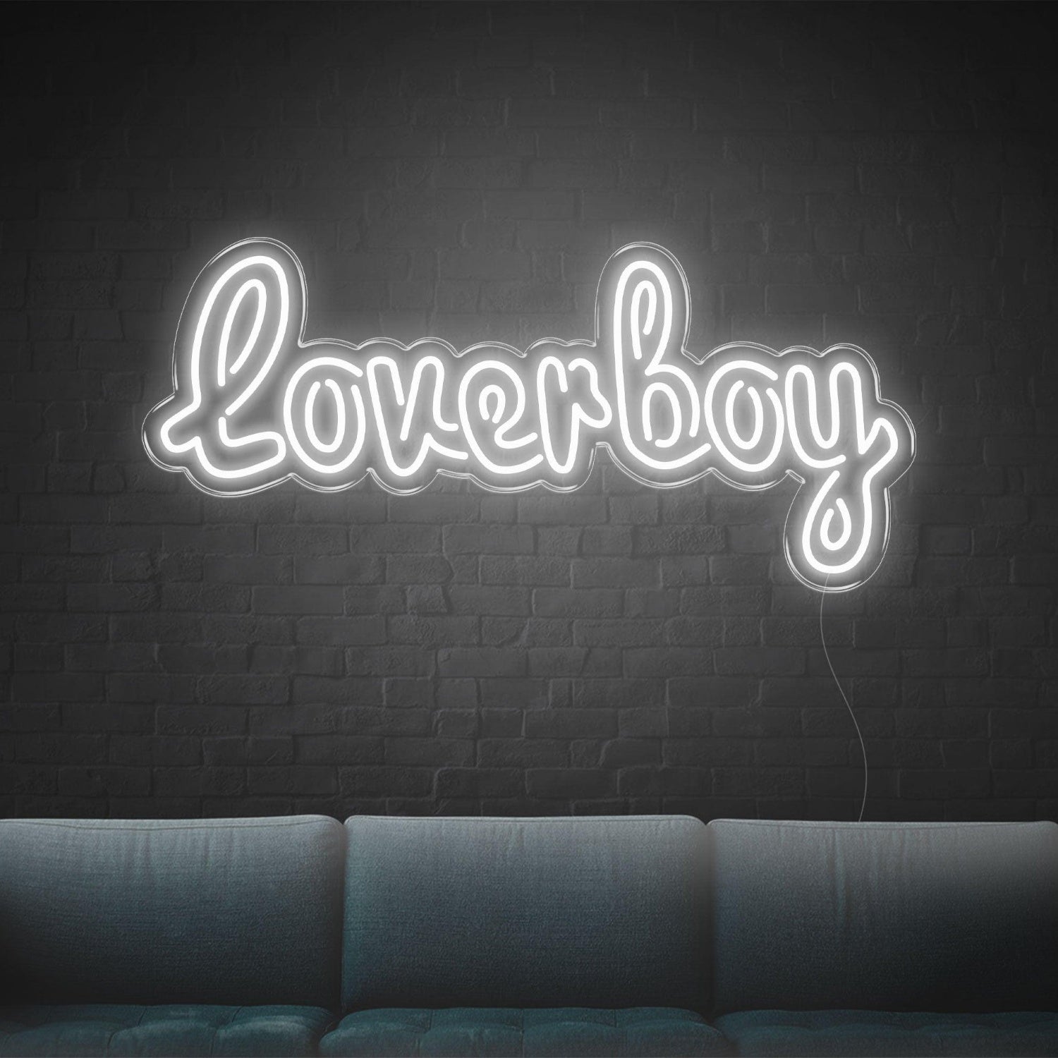 Loverboy Blue Led Neon Sign For Home Bar Cafe Wall Decor | Shineneon