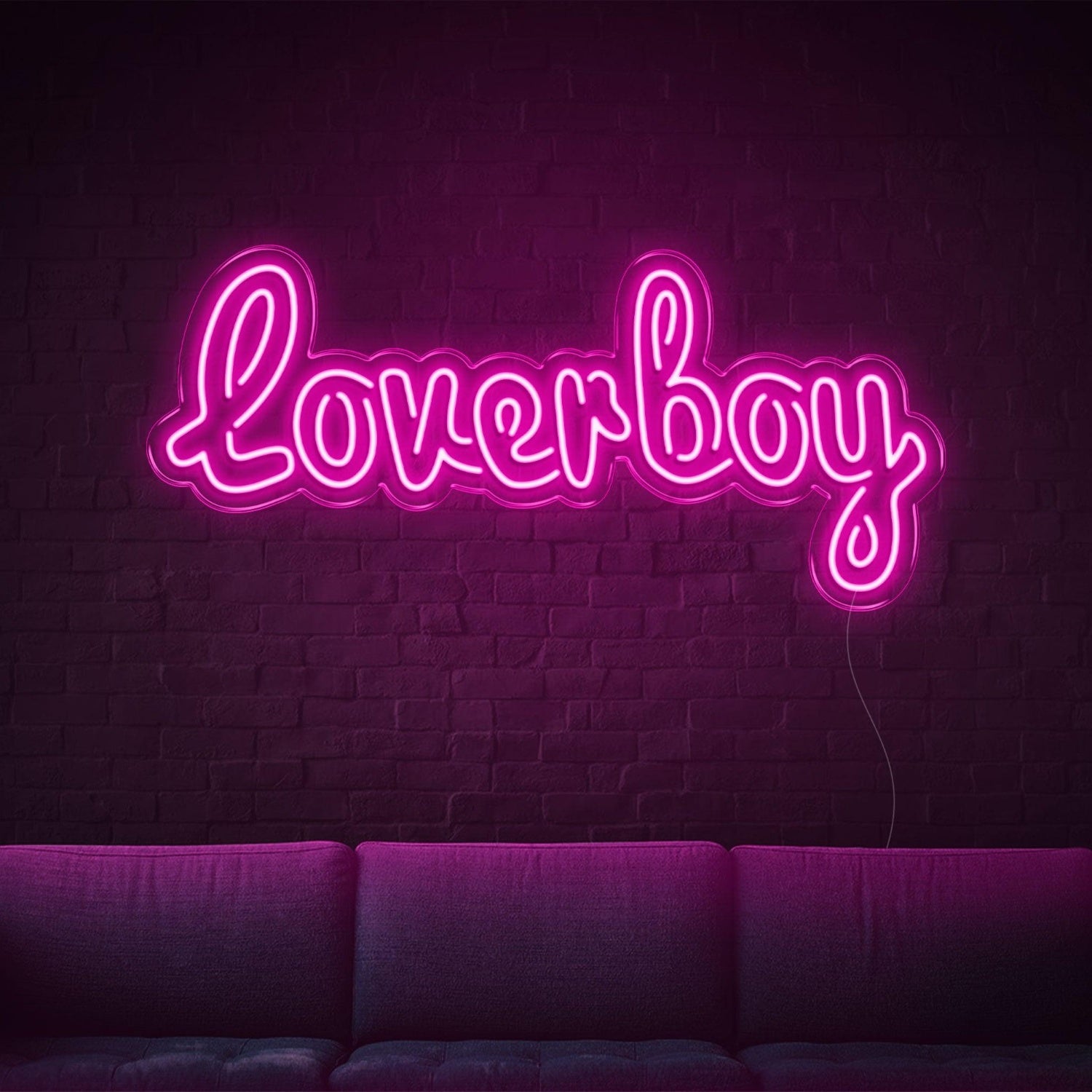 Loverboy Blue Led Neon Sign For Home Bar Cafe Wall Decor | Shineneon
