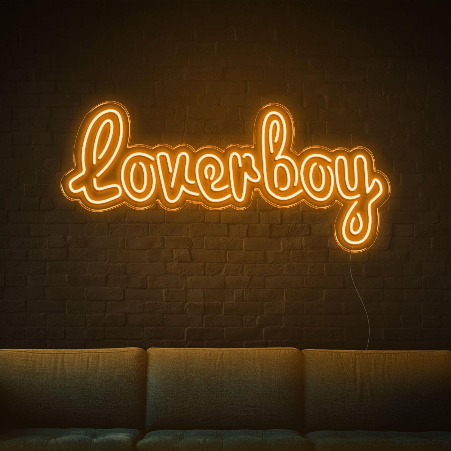 Loverboy Blue Led Neon Sign For Home Bar Cafe Wall Decor | Shineneon