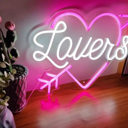 Lovere Italian Love Led Sign Business Neon Sign