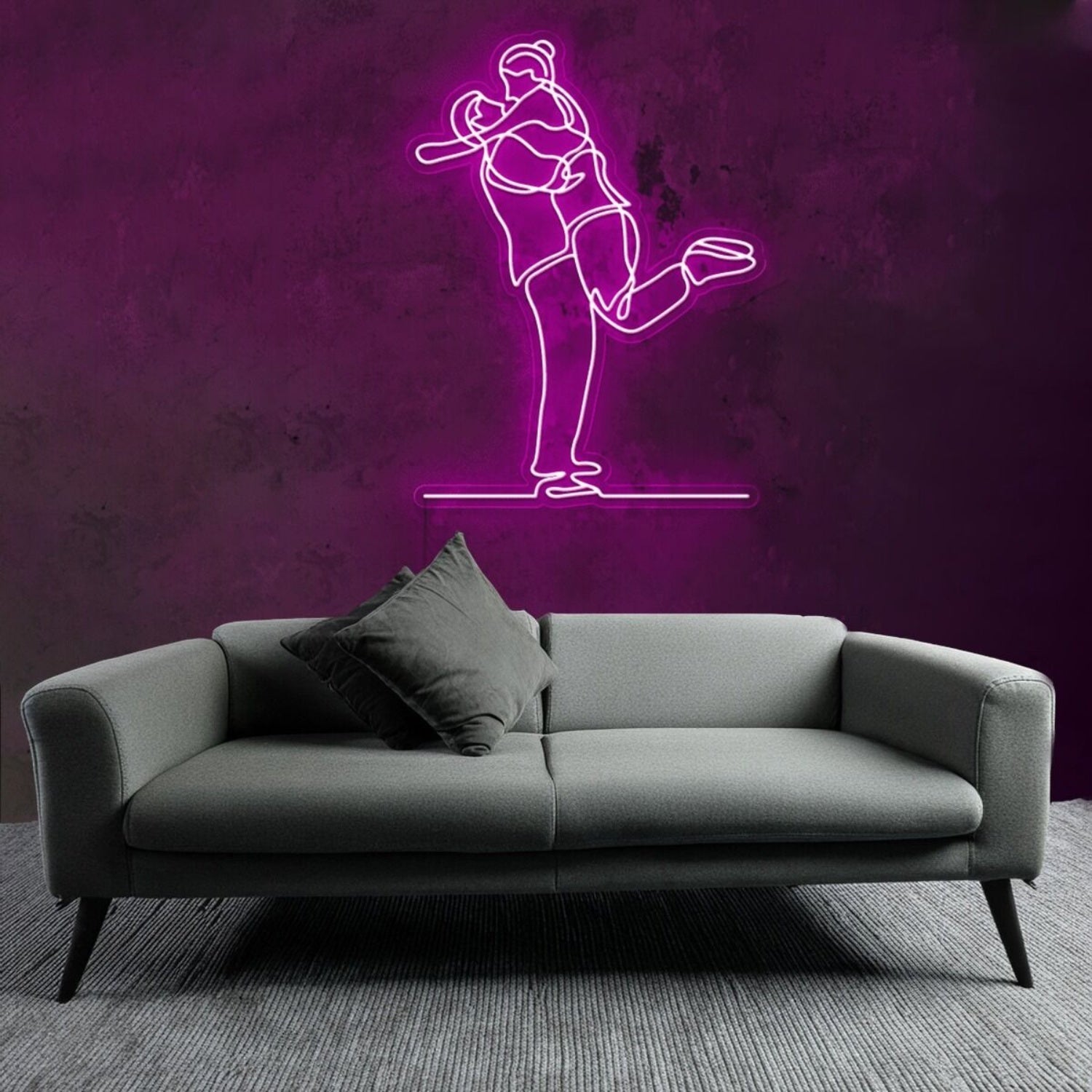 Lovers Embrace Romantic Wedding Neon Sign | Shineneon