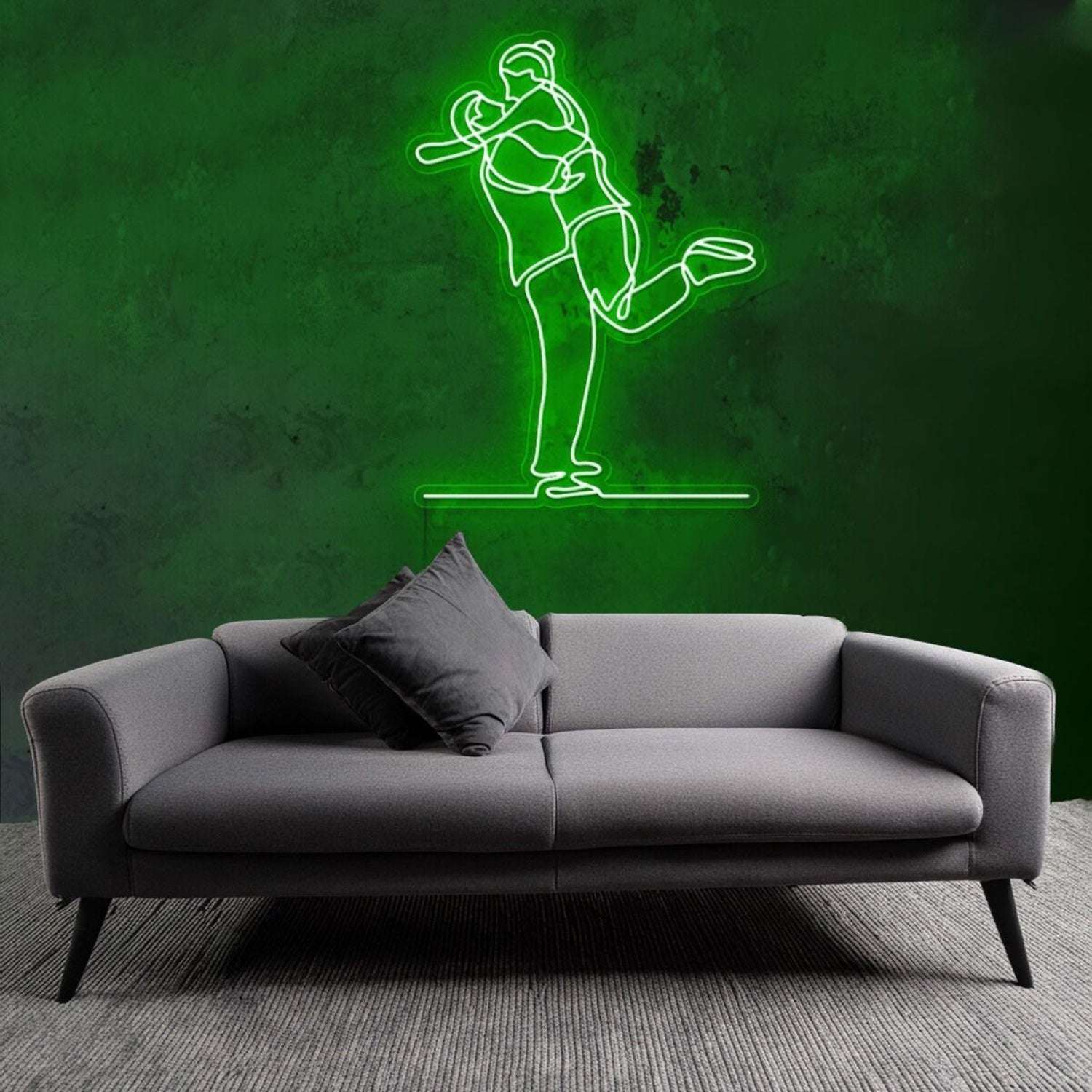 Lovers Embrace Romantic Wedding Neon Sign | Shineneon