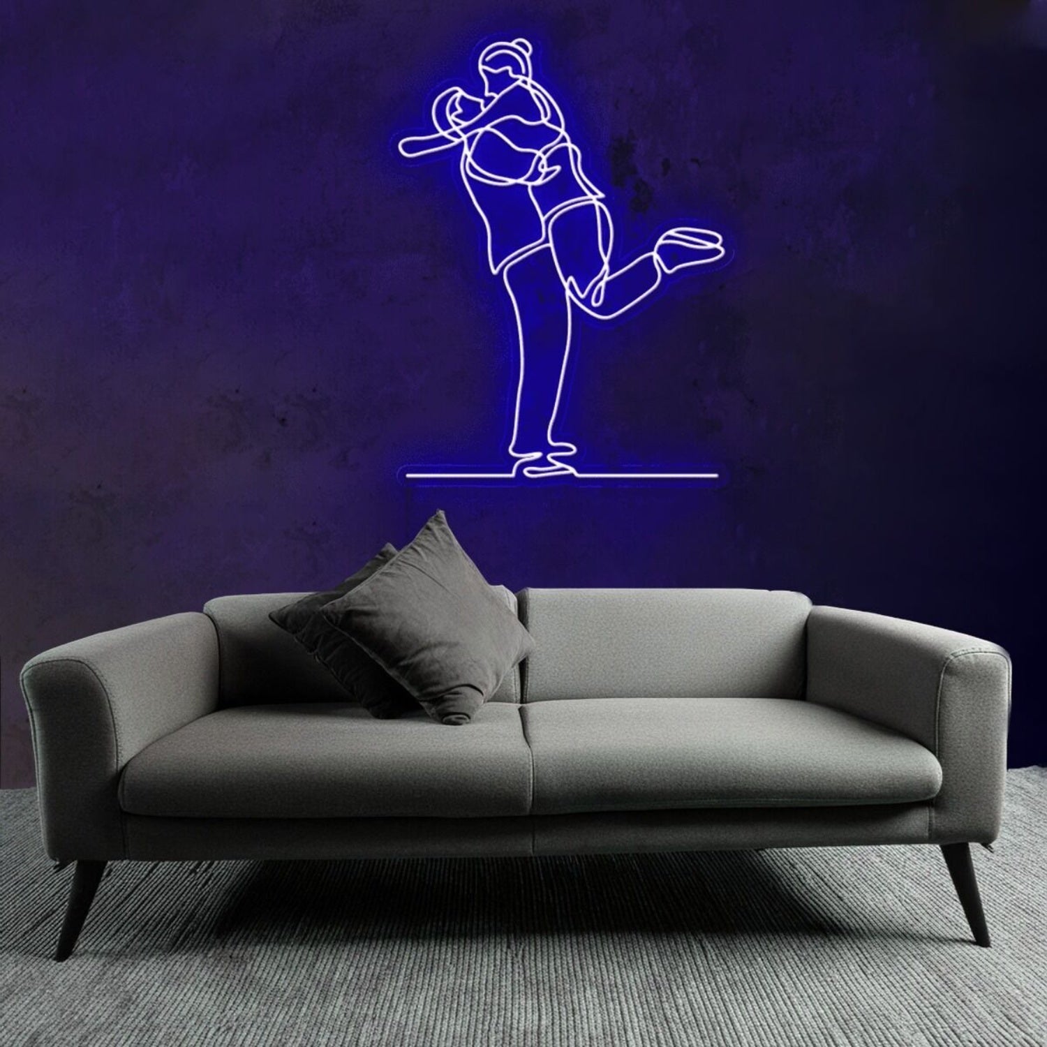 Lovers Embrace Romantic Wedding Neon Sign | Shineneon