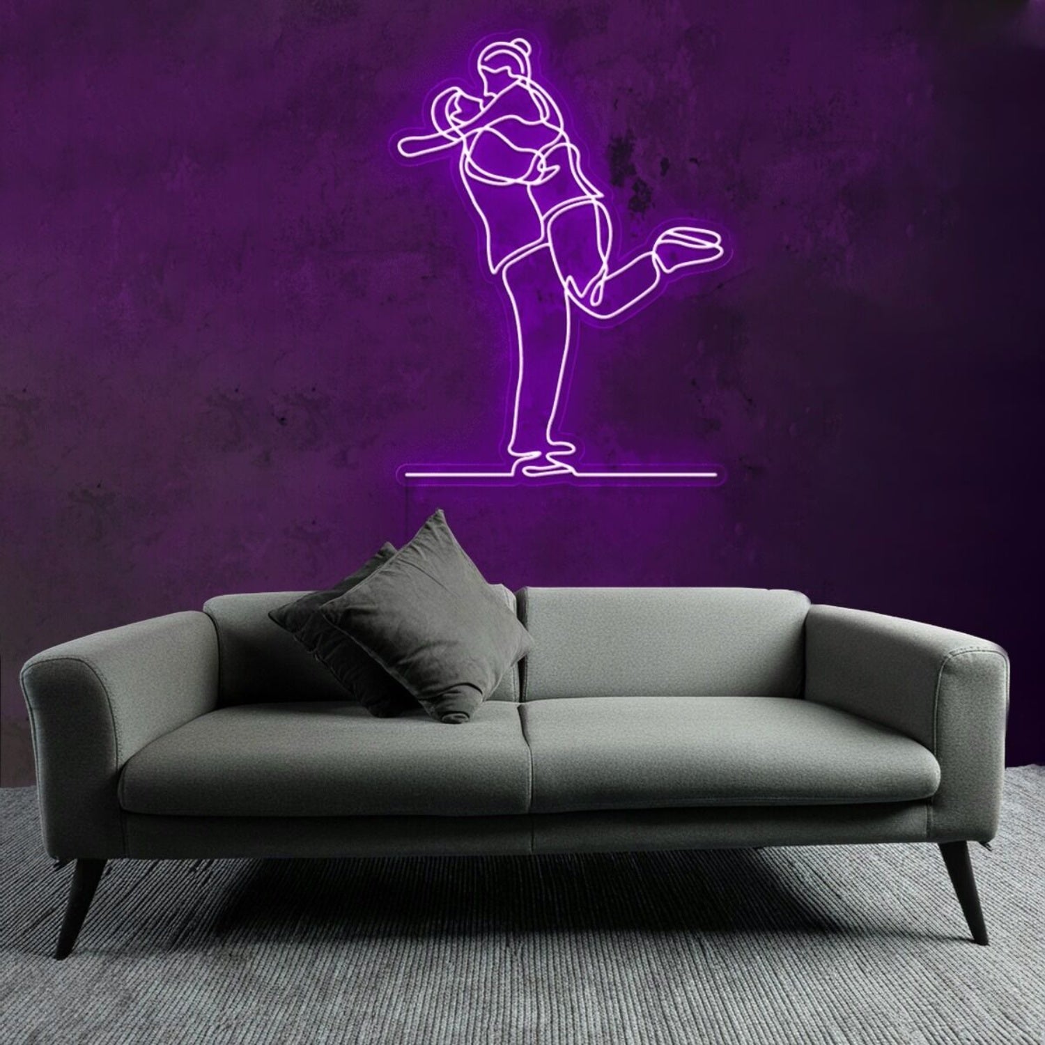 Lovers Embrace Romantic Wedding Neon Sign | Shineneon