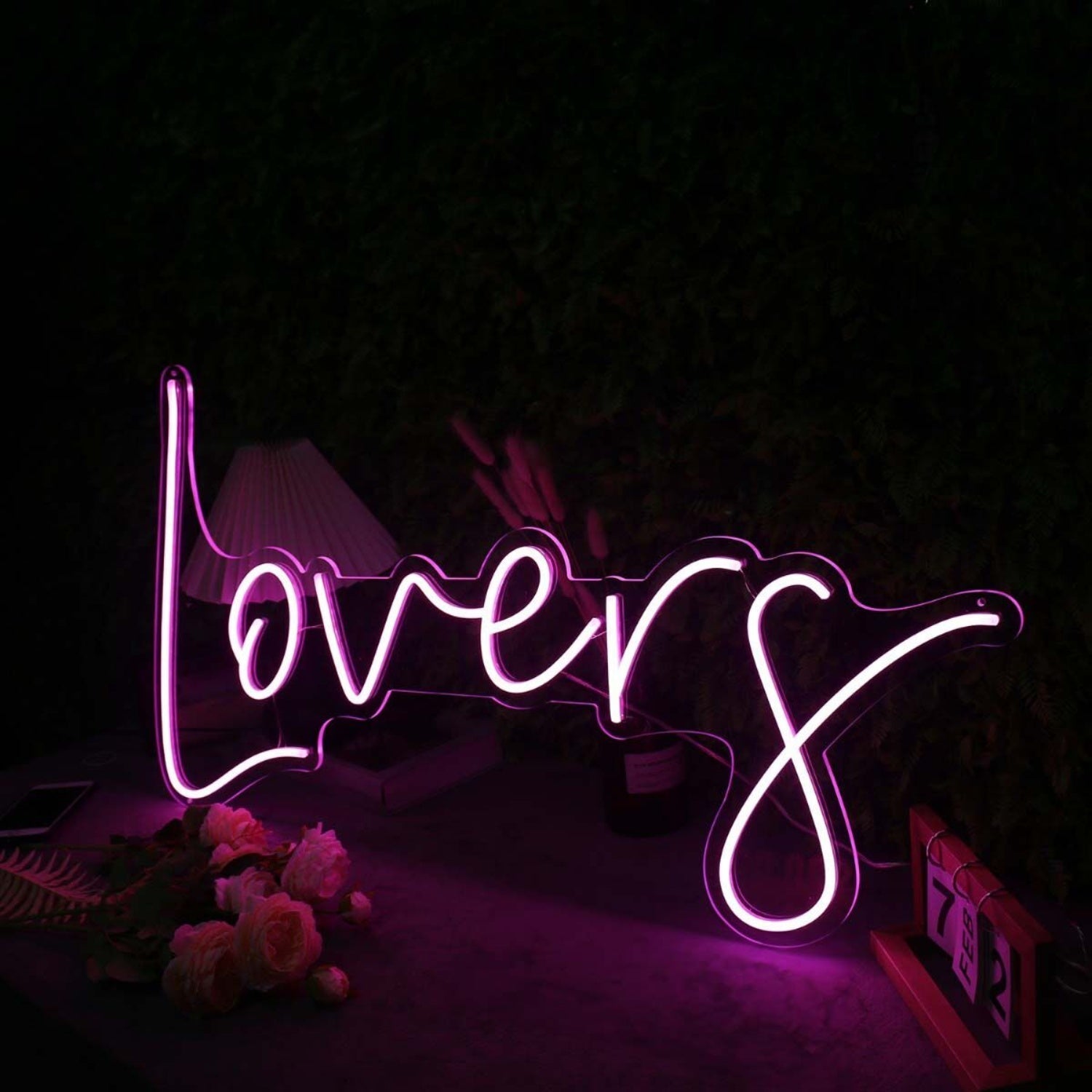 Lovers Purple Led Neon Sign - Shineneon