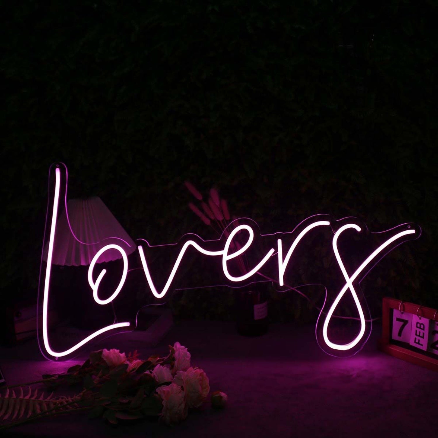 Lovers Purple Led Neon Sign - Shineneon