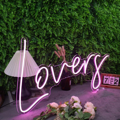 Lovers Purple Led Neon Sign - Shineneon