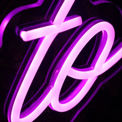 Loves To Sleep Purple Led Neon Sign - Shineneon