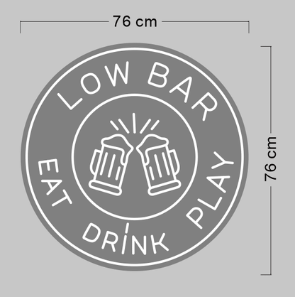 Low Bar Cheers Custom Led Neon Sign - Shineneon