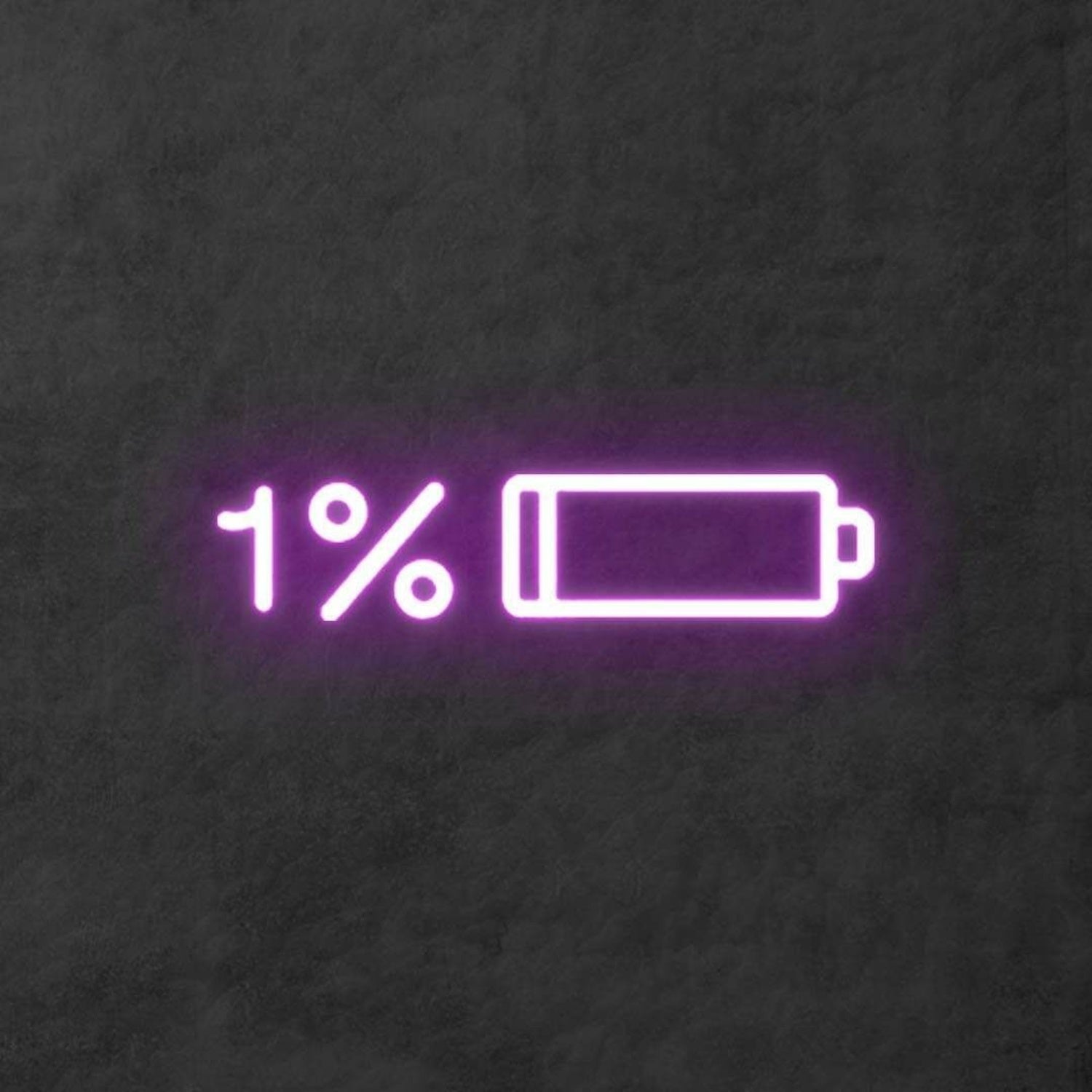Low Battery Recharge In Progress Bedroom Led Neon Sign | Shineneon