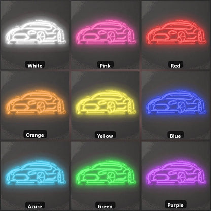 Low Profile Sports Car Vintage LED Neon Sign - Shineneon