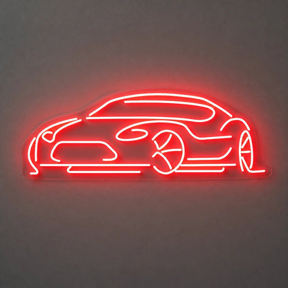 Low Profile Sports Car Vintage LED Neon Sign - Shineneon
